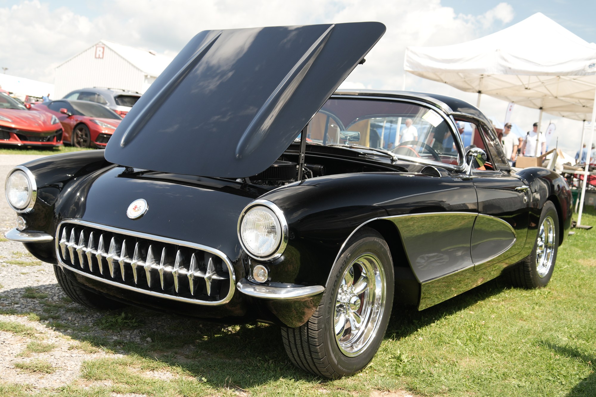 Vintage black Corvette