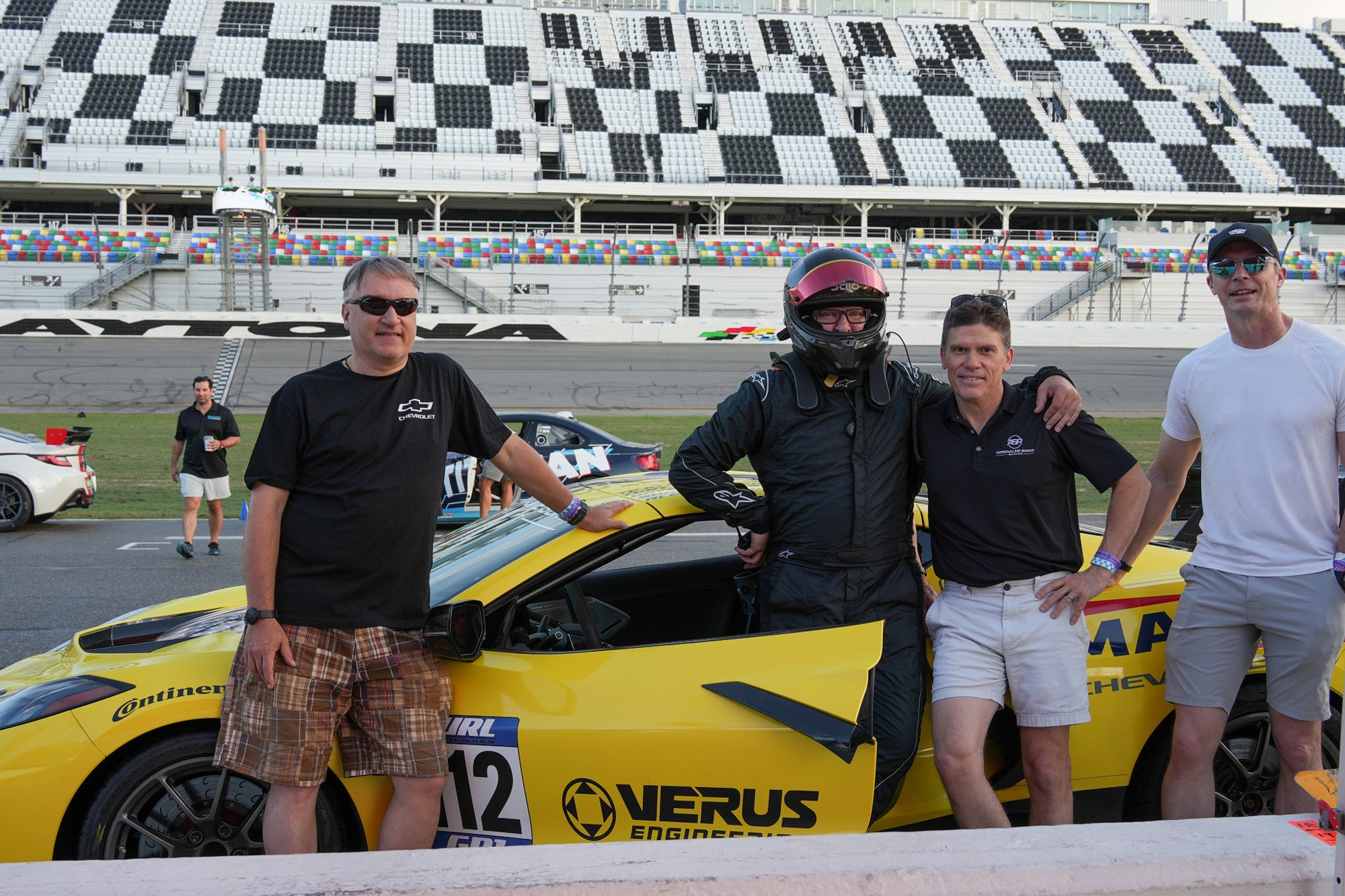 Team portrait at Daytona