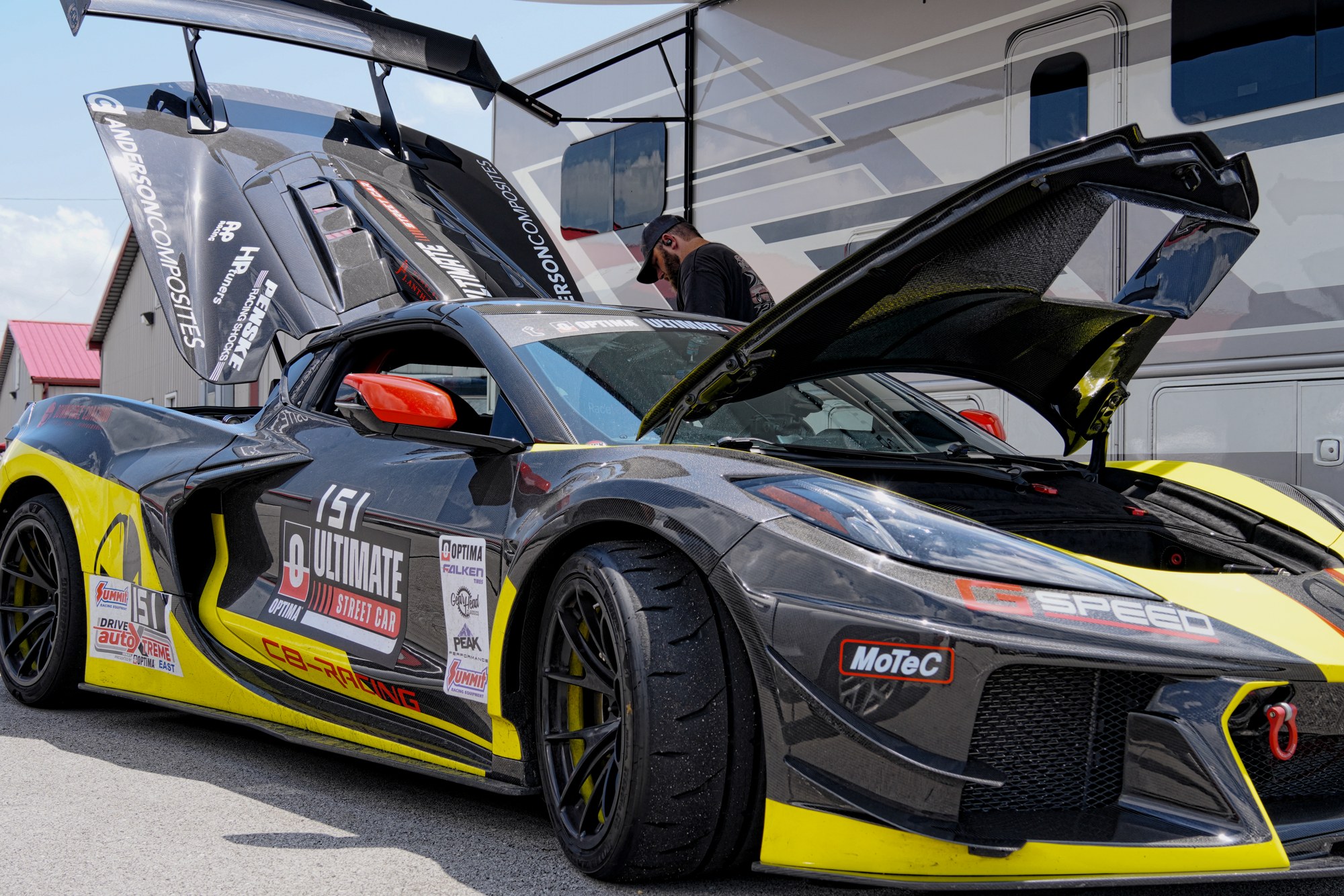 Corvette preparation at MSP Autocross