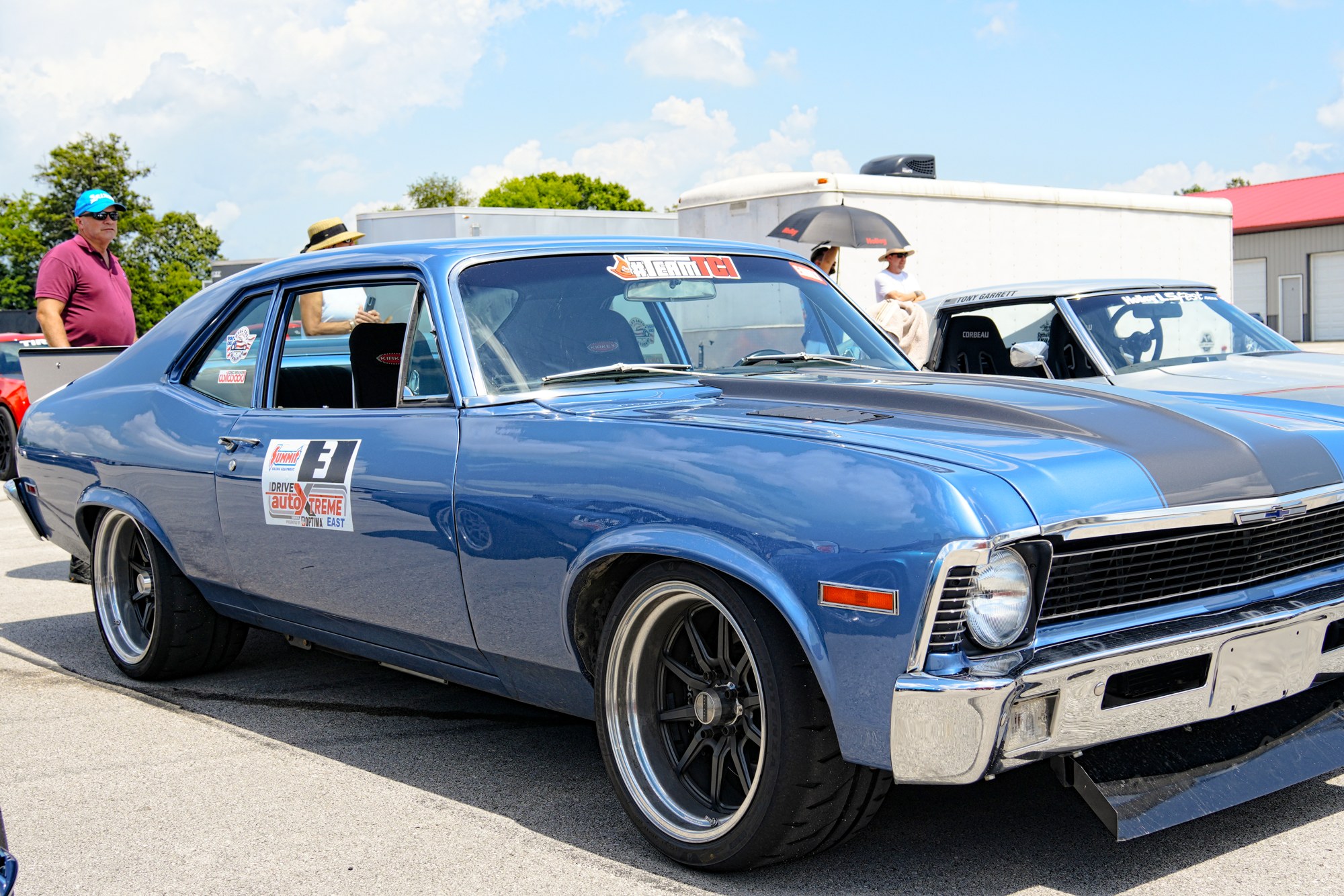 Classic muscle car at the event