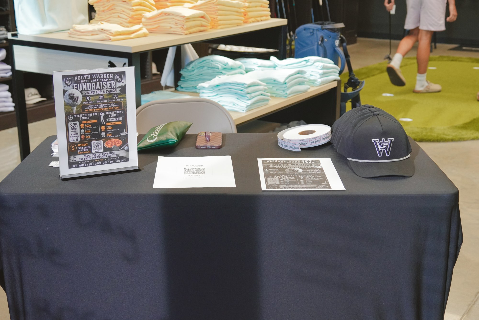 Fundraiser display