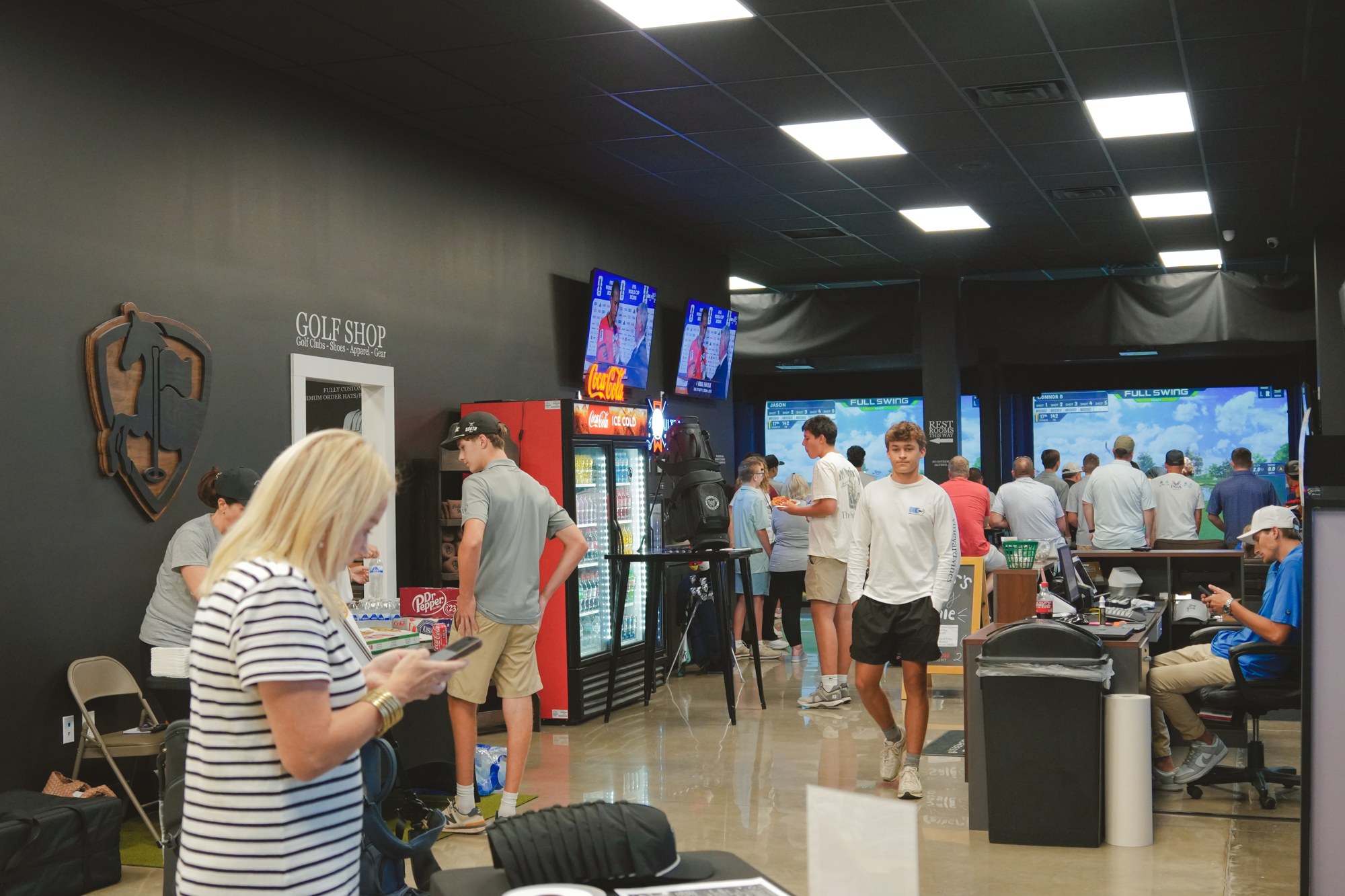Fundraiser atmosphere