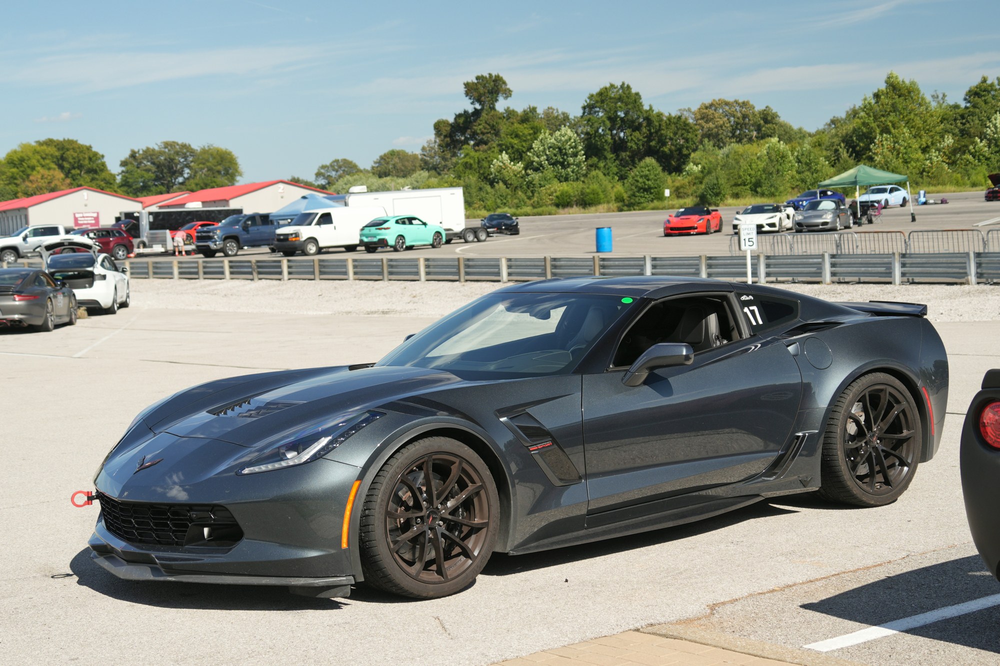 Corvette in the HPDE paddock