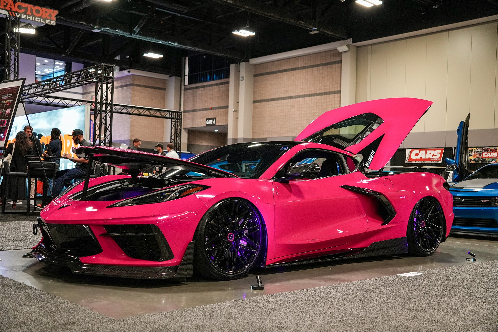Corvette show display